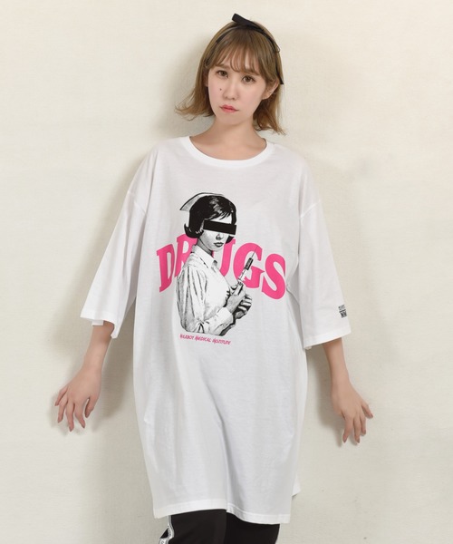ミルクボーイ Tシャツ ナース MILKBOY ヒステリック トラバス anko MILKBOY（ミルクボーイ）の「【MILKBOY】NURSE Tシャツ（Tシャツ