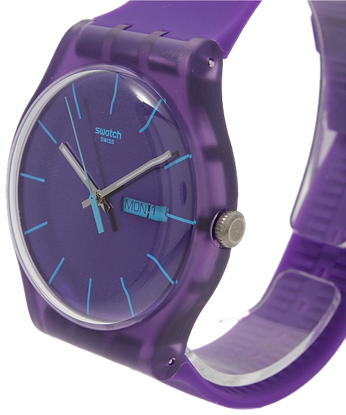 BEAUTY&YOUTH UNITED ARROWS（ビューティーアンドユースユナイテッドアローズ）の「＜SWATCH＞ PURPLE REBEL¨（アナログ腕時計・メンズ・パープル・フリー）」の5枚目の写真
