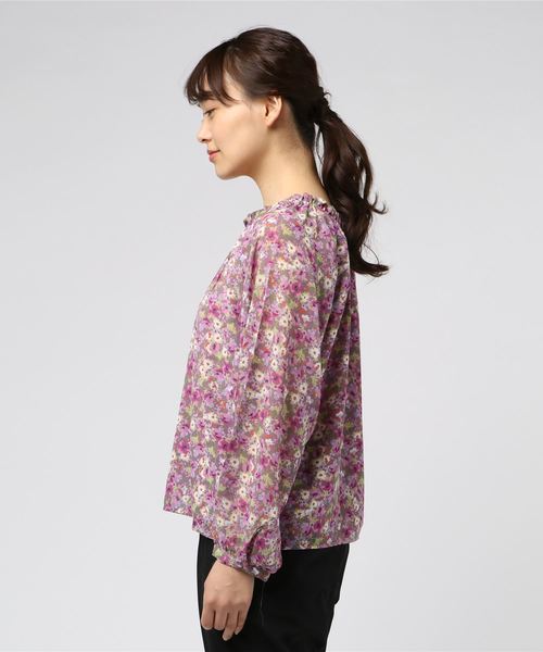flower（フラワー）の「フラワーイングブラウス（シャツ/ブラウス・レディース・ホワイト/ピンク・FREE）」の4枚目の写真