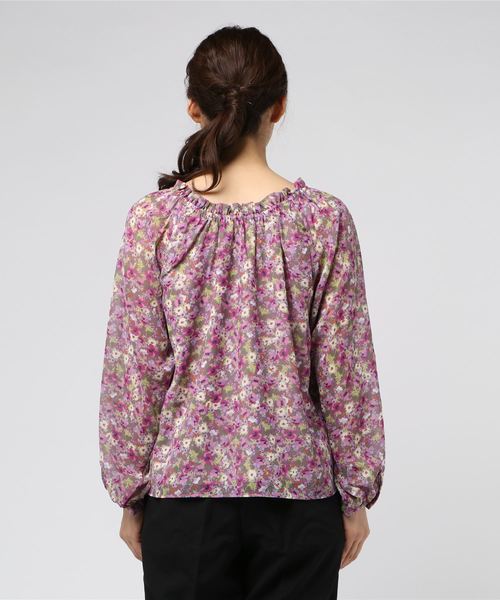 flower（フラワー）の「フラワーイングブラウス（シャツ/ブラウス・レディース・ホワイト/ピンク・FREE）」の3枚目の写真