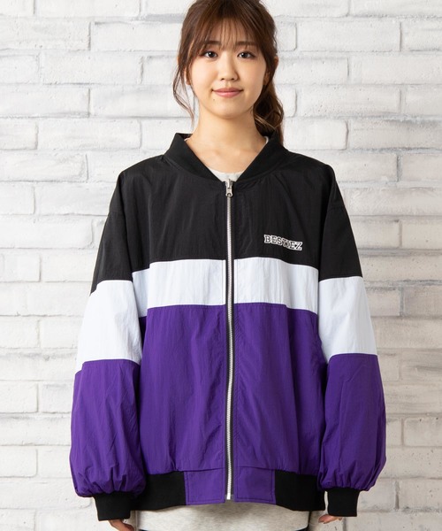 WEGO（ウィゴー）の「WEGO/リバーシブルBIGナイロンブルゾン
