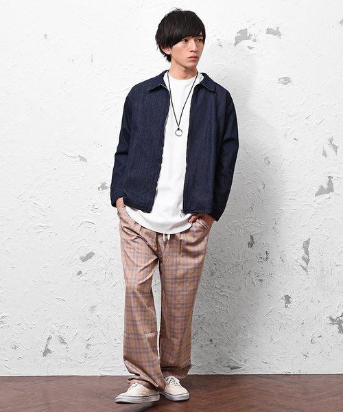 MinoriTY（マイノリティ）の「デニムスウィングトップ ジャケット ハリントン Gジャン（その他アウター・メンズ・インディゴブルー/ブルー・M/L）」の9枚目の写真