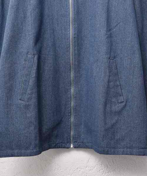 MinoriTY（マイノリティ）の「デニムスウィングトップ ジャケット ハリントン Gジャン（その他アウター・メンズ・インディゴブルー/ブルー・M/L）」の11枚目の写真