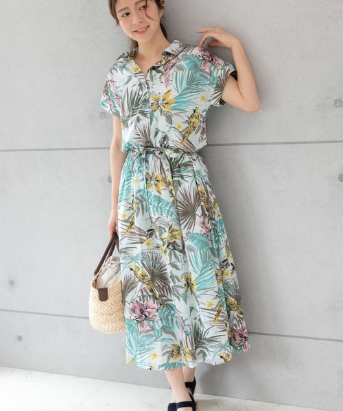 PREFERIR（プレフェリール）の「アロハシャツ リゾートマキシ