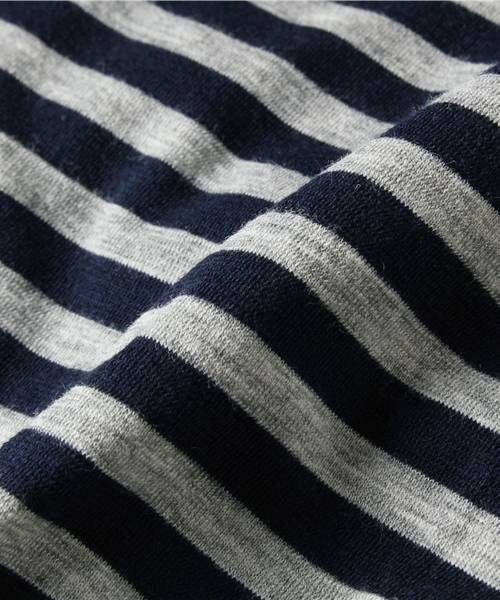 PLST（プラステ）の「クルーネックボーダージャージータンクトップ（タンクトップ・レディース・ホワイト/ネイビー・2）」の6枚目の写真