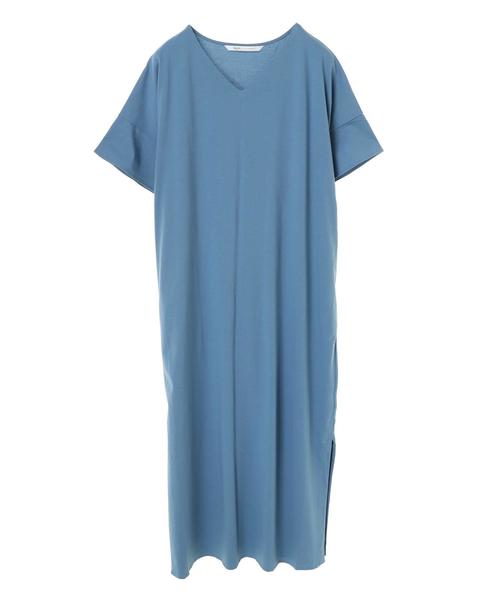 Editt by YECCA VECCA(エディットバイイェッカヴェッカ)の「P.Vネックカットソーマキシワンピース●(ワンピース・レディース・ブラック/ブラウン/ブルー・FREE)」の10枚目の写真
