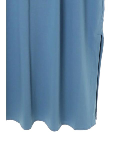 Editt by YECCA VECCA(エディットバイイェッカヴェッカ)の「P.Vネックカットソーマキシワンピース●(ワンピース・レディース・ブラック/ブラウン/ブルー・FREE)」の12枚目の写真