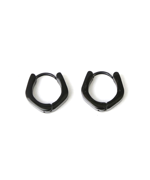 YArKA（ヤーカ）の「【YArKA/ヤーカ】stainless series pentagon pierce/ステンレス五角形ピアス（ピアス（両耳用）・レディース・ブラック/シルバー/ゴールド・FREE）」の6枚目の写真