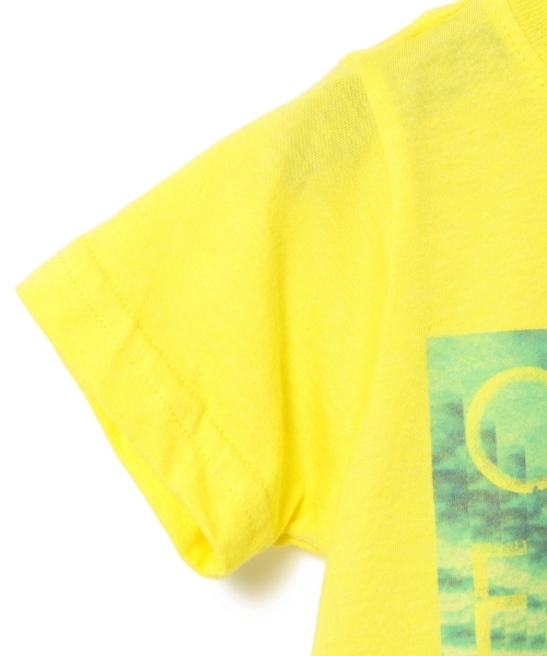 green label relaxing(グリーンレーベルリラクシング)の「USA TC カリフォルニアプリントTシャツ ◆(Tシャツ/カットソー・キッズ・オフホワイト/イエロー・135/125/115/105)」の7枚目の写真