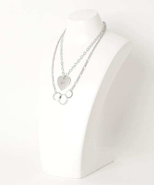 WEGO（ウィゴー）の「WEGO/2連モチーフネックレス（ネックレス・レディース・その他1/その他2・FREE）」の3枚目の写真
