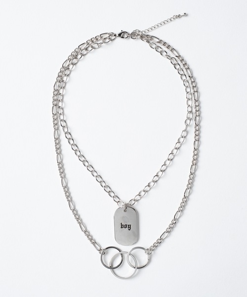 WEGO（ウィゴー）の「WEGO/2連モチーフネックレス（ネックレス・レディース・その他1/その他2・FREE）」の4枚目の写真