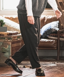 CAMBIO | mp7319-起毛ワイドタックテーパードストライプパンツ(その他パンツ)