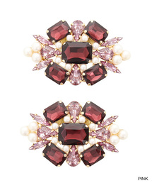 カラービジュー×パールシューズクリップ