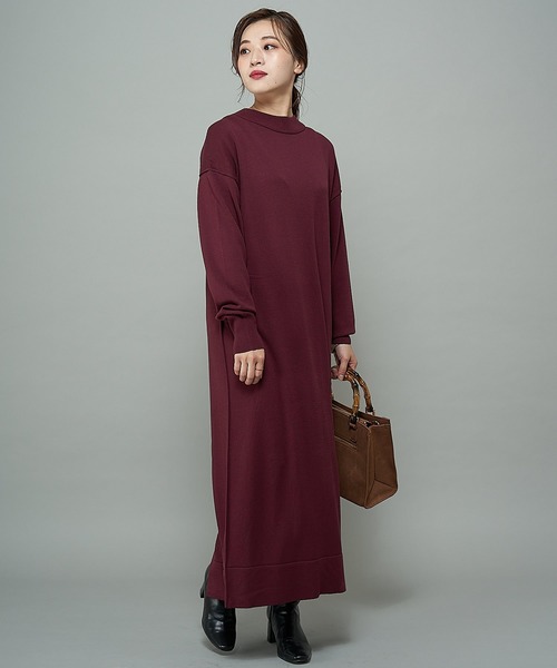 セール Ciaopanic チャオパニック のファッション ワンピース アウトリンキングニットロングワンピース ワンピース