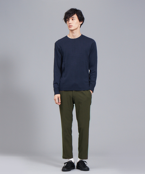 ABAHOUSE GRAY(アバハウスグレイ)の「【展開店舗限定】gicipi コットン ソフト クルーネック Tシャツ(Tシャツ/カットソー・メンズ・ブラック/ネイビー/グレー/キャメル・46/48/50)」の5枚目の写真