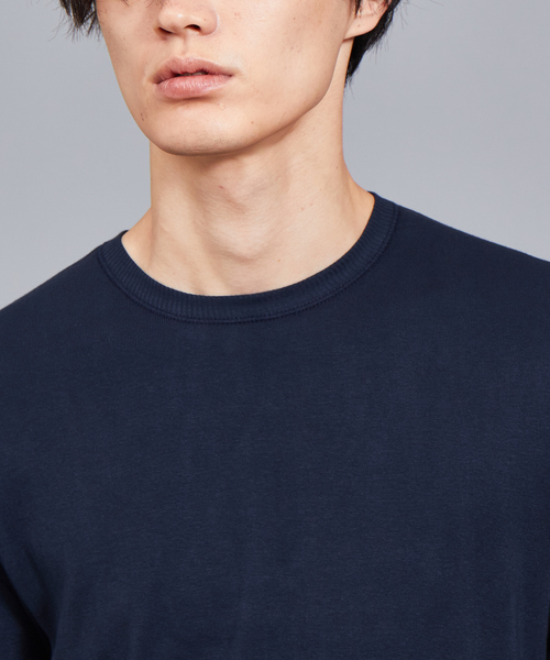 ABAHOUSE GRAY(アバハウスグレイ)の「【展開店舗限定】gicipi コットン ソフト クルーネック Tシャツ(Tシャツ/カットソー・メンズ・ブラック/ネイビー/グレー/キャメル・46/48/50)」の7枚目の写真