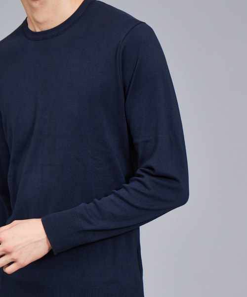 ABAHOUSE GRAY(アバハウスグレイ)の「【展開店舗限定】gicipi コットン ソフト クルーネック Tシャツ(Tシャツ/カットソー・メンズ・ブラック/ネイビー/グレー/キャメル・46/48/50)」の8枚目の写真
