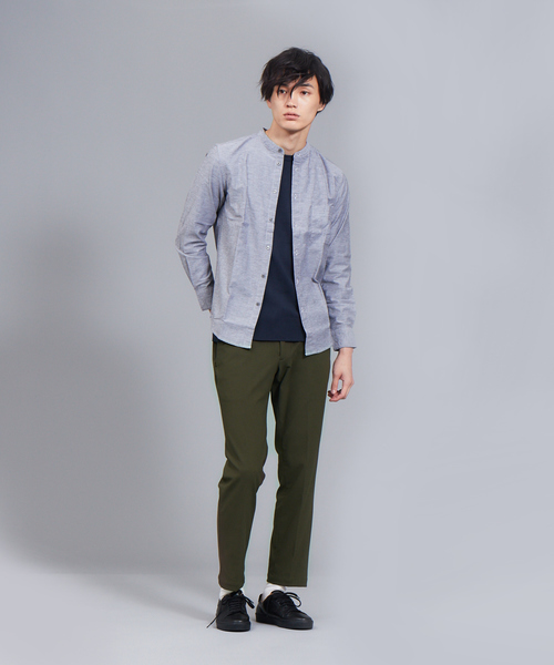 ABAHOUSE GRAY(アバハウスグレイ)の「【展開店舗限定】gicipi コットン ソフト クルーネック Tシャツ(Tシャツ/カットソー・メンズ・ブラック/ネイビー/グレー/キャメル・46/48/50)」の15枚目の写真