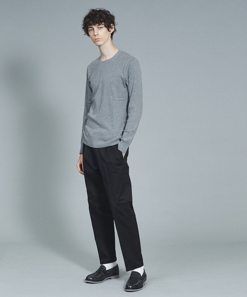 ABAHOUSE GRAY(アバハウスグレイ)の「【展開店舗限定】gicipi コットン ソフト クルーネック Tシャツ(Tシャツ/カットソー・メンズ・ブラック/ネイビー/グレー/キャメル・46/48/50)」の18枚目の写真