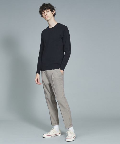 ABAHOUSE GRAY(アバハウスグレイ)の「【展開店舗限定】gicipi コットン ソフト クルーネック Tシャツ(Tシャツ/カットソー・メンズ・ブラック/ネイビー/グレー/キャメル・46/48/50)」の11枚目の写真
