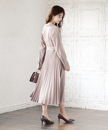 KOBE LETTUCE | 2wayバックプリーツシャツワンピース(ワンピース)