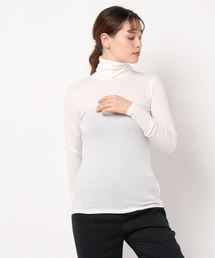 MAJESTIC FILATURES: カシミヤコットンタートルネック