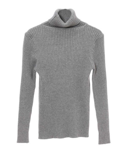 fifth（フィフス）の「タートルリブニット（ニット/セーター・レディース・グレー/アイボリー/ブルー/ブラック・MEDIUM）」の17枚目の写真