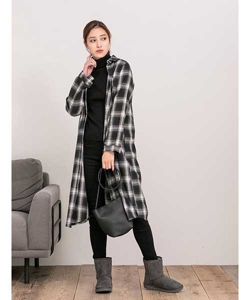 fifth（フィフス）の「タートルリブニット（ニット/セーター・レディース・グレー/アイボリー/ブルー/ブラック・MEDIUM）」の20枚目の写真