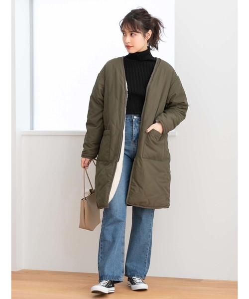 fifth（フィフス）の「タートルリブニット（ニット/セーター・レディース・グレー/アイボリー/ブルー/ブラック・MEDIUM）」の6枚目の写真