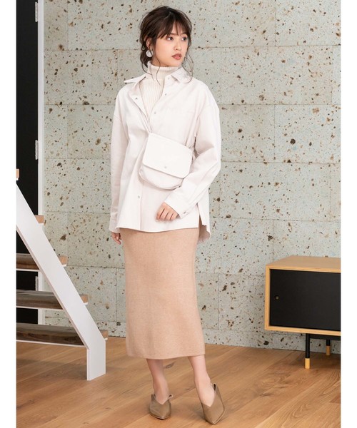 fifth（フィフス）の「タートルリブニット（ニット/セーター・レディース・グレー/アイボリー/ブルー/ブラック・MEDIUM）」の8枚目の写真