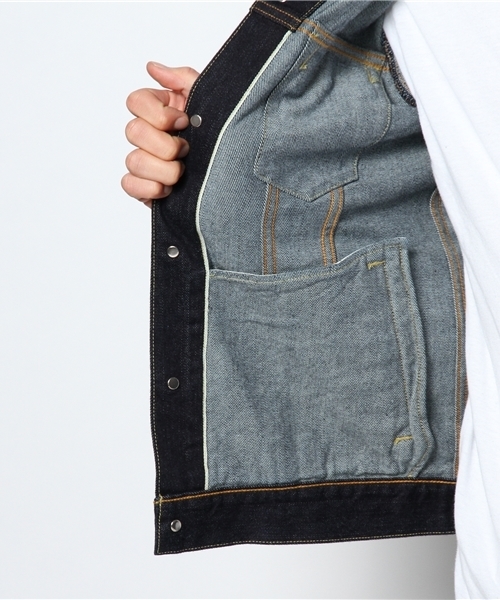 ドゥニーム　ペンシルフィット　デニムジャケット　Lサイズ Denime（ドゥニーム）の「【Made in Japan】PENCIL FIT DENIM