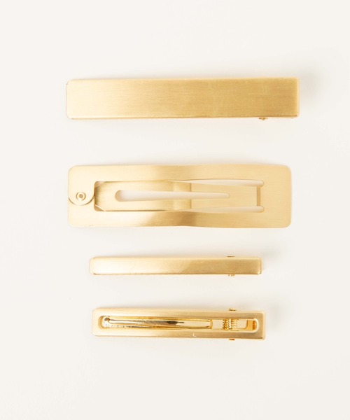 WEGO（ウィゴー）の「WEGO/【4点セット】メタルセットピン（ヘアピン・レディース・シルバー/ゴールド・FREE）」の4枚目の写真