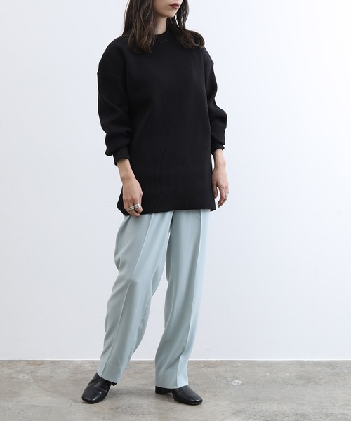 Adam et Rope&#39; - アダムエロペ  パープル ガーゼ度詰め裏毛プルオーバー フリーサイズ レディース ADAM ET ROPÉ FEMME(アダム エ ロペ ファム) / 【再入荷
