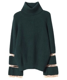 EIMY ISTOIRE（エイミーイストワール）の「スリーブチェーンニットプル