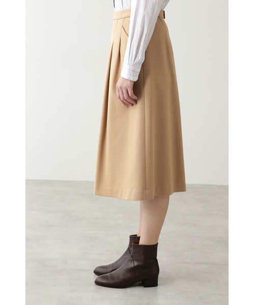 human woman（ヒューマンウーマン）の「◆ニットデニーロスカート（スカート・レディース・ベージュ系その他/ネイビー・LARGE/MEDIUM/SMALL）」の10枚目の写真