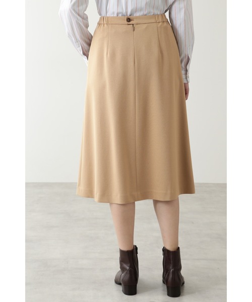 human woman（ヒューマンウーマン）の「◆ニットデニーロスカート（スカート・レディース・ベージュ系その他/ネイビー・LARGE/MEDIUM/SMALL）」の9枚目の写真