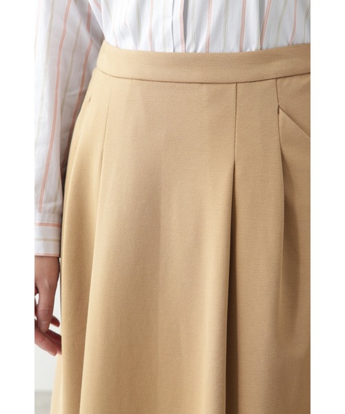 human woman（ヒューマンウーマン）の「◆ニットデニーロスカート（スカート・レディース・ベージュ系その他/ネイビー・LARGE/MEDIUM/SMALL）」の7枚目の写真