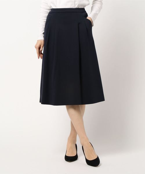 human woman（ヒューマンウーマン）の「◆ニットデニーロスカート（スカート・レディース・ベージュ系その他/ネイビー・LARGE/MEDIUM/SMALL）」の14枚目の写真