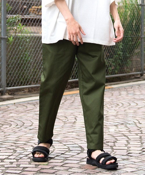 UP START(アップスタート)の「20/16コットンツイルシェフパンツ(パンツ)」|オリーブ