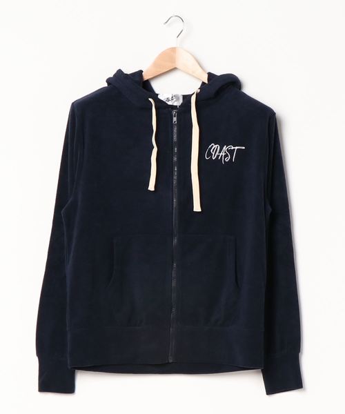Bling Leads(ブリングリーズ)の「パイル プリントシップパーカー(パーカー・レディース・ブラック/ネイビー・MEDIUM/LARGE)」の5枚目の写真