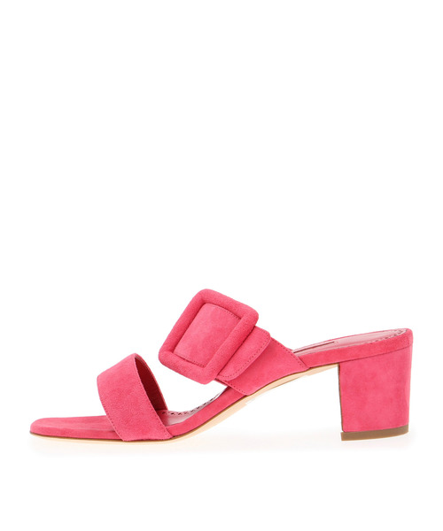 洗練【Manolo Blahnik】『Chaos 90』 メタリックレザーサンダル MANOLO BLAHNIK Chaos 90 メタリックレザー サンダル | NET-A-PORTER