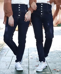 PairPair | ハイウエストデニムスキニーパンツ(デニムパンツ)