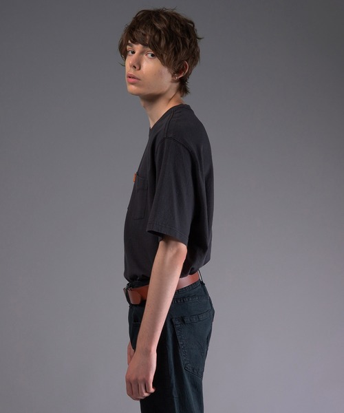 Levi's(リーバイス)の「LEVI'S(R) TYPE1 ヘビーウェイトTシャツ CAVIAR(Tシャツ/カットソー・メンズ・ブラック・S/M/L/XL/XS)」の2枚目の写真