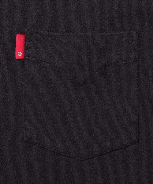 Levi's(リーバイス)の「LEVI'S(R) TYPE1 ヘビーウェイトTシャツ CAVIAR(Tシャツ/カットソー・メンズ・ブラック・S/M/L/XL/XS)」の14枚目の写真