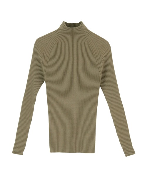 titivate（ティティベイト）の「ﾘﾌﾞ編みﾊｲﾈｯｸﾆｯﾄ（ニット/セーター・レディース・ブラック/ベージュ/ブラウン/オリーブ/ブルー/アイボリー/ブラウン系その他/ベージュ系その他/ブラウン系その他2/ピンク系その他/ライトピンク・S/M/L）」の8枚目の写真