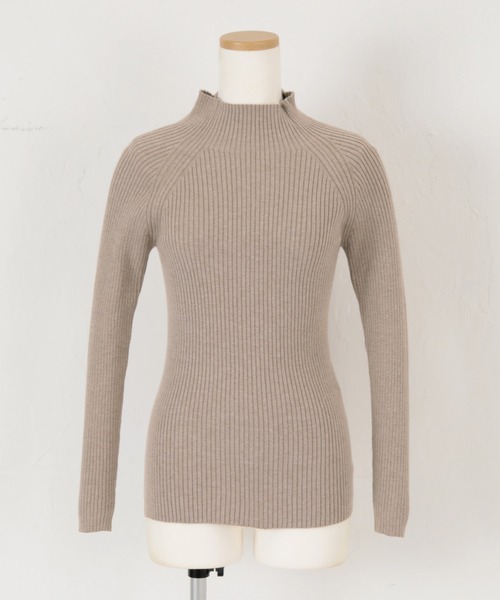 titivate（ティティベイト）の「ﾘﾌﾞ編みﾊｲﾈｯｸﾆｯﾄ（ニット/セーター・レディース・ブラック/ベージュ/ブラウン/オリーブ/ブルー/アイボリー/ブラウン系その他/ベージュ系その他/ブラウン系その他2/ピンク系その他/ライトピンク・S/M/L）」の19枚目の写真