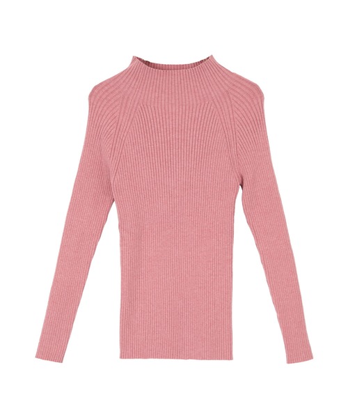 titivate（ティティベイト）の「ﾘﾌﾞ編みﾊｲﾈｯｸﾆｯﾄ（ニット/セーター・レディース・ブラック/ベージュ/ブラウン/オリーブ/ブルー/アイボリー/ブラウン系その他/ベージュ系その他/ブラウン系その他2/ピンク系その他/ライトピンク・S/M/L）」の15枚目の写真