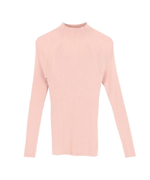 FORSOMEONEリブ編みハイネックニット FORSOMEONEリブ編みハイネックニット