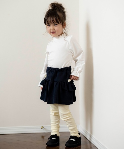 Catherine Cottage（キャサリンコテージ）の「キャンディースリーブフリルトップス（Tシャツ/カットソー・キッズ・ライラック/ピンク/ホワイト/ミント/ローズ・110/120/130/140/150/160/100）」の15枚目の写真