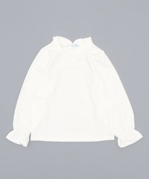 Catherine Cottage（キャサリンコテージ）の「キャンディースリーブフリルトップス（Tシャツ/カットソー・キッズ・ライラック/ピンク/ホワイト/ミント/ローズ・110/120/130/140/150/160/100）」の6枚目の写真